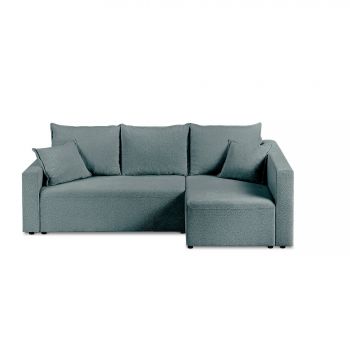 Coltar Extensibil Florentine, 230x145x90 cm, Albastru Marin