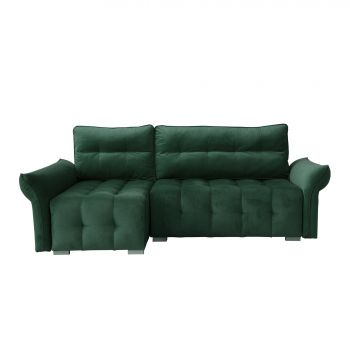 Coltar extensibil MALAGA, 249X147X94 CM, Verde