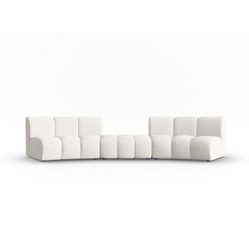 Canapea albă 367 cm Lupine – Micadoni Home