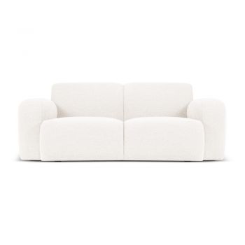 Canapea albă cu tapițerie din stofă bouclé 170 cm Molino – Micadoni Home