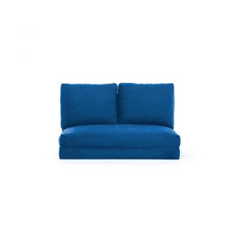 Canapea albastră extensibilă 120 cm Taida – Balcab Home ieftina