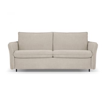 Canapea bej extensibilă 166 cm Dalida – Micadoni Home