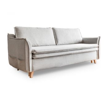 Canapea crem extensibilă 225 cm – Miuform