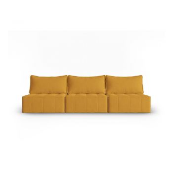 Canapea galbenă 240 cm Mike – Micadoni Home