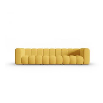 Canapea galbenă 318 cm Lupine – Micadoni Home