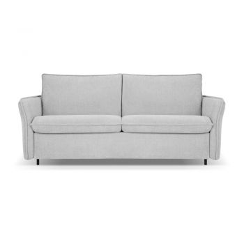 Canapea gri deschis extensibilă 166 cm Dalida – Micadoni Home