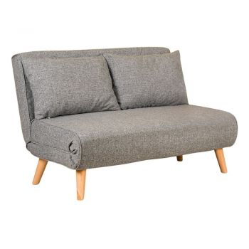 Canapea gri extensibilă 120 cm Folde – Artie