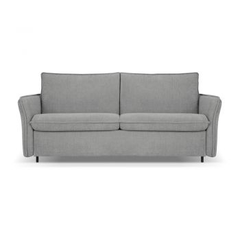 Canapea gri extensibilă 166 cm Dalida – Micadoni Home