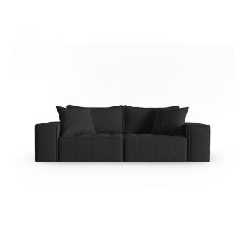 Canapea neagră 212 cm Mike – Micadoni Home