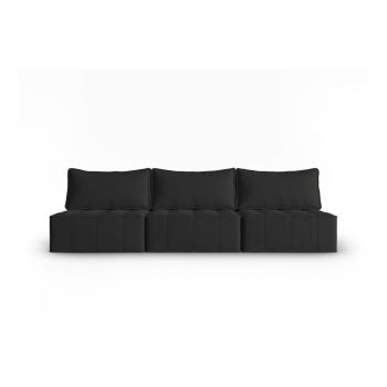 Canapea neagră 240 cm Mike – Micadoni Home