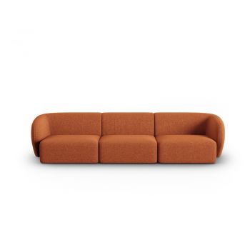 Canapea portocalie 259 cm Shane – Micadoni Home