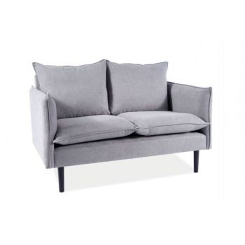 Canapea tapitata Flora Velvet – Gri