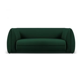 Canapea verde cu tapițerie din catifea 190 cm Lando – Micadoni Home