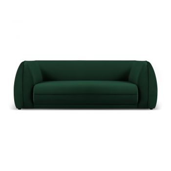 Canapea verde cu tapițerie din catifea 225 cm Lando – Micadoni Home
