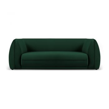 Canapea verde cu tapițerie din catifea 225 cm Lando – Micadoni Home