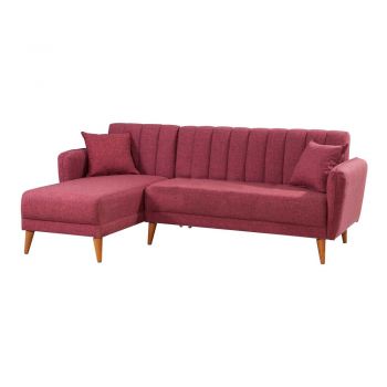 Colțar cărămiziu extensibil (colț pe partea stângă ) Aqua – Artie