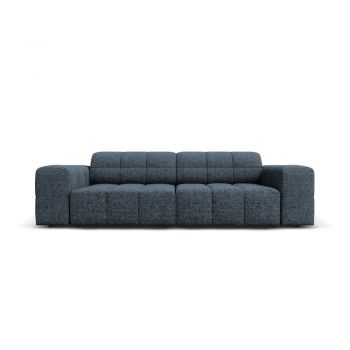 Canapea albastră 204 cm Chicago – Cosmopolitan Design