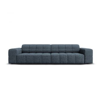 Canapea albastră 244 cm Chicago – Cosmopolitan Design