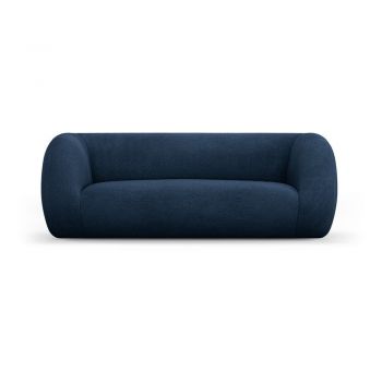Canapea albastră cu tapițerie din stofă bouclé 210 cm Essen – Cosmopolitan Design