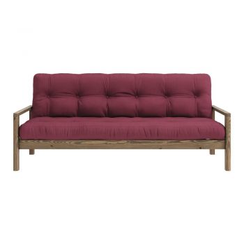 Canapea burgundy extensibilă 205 cm Knob – Karup Design