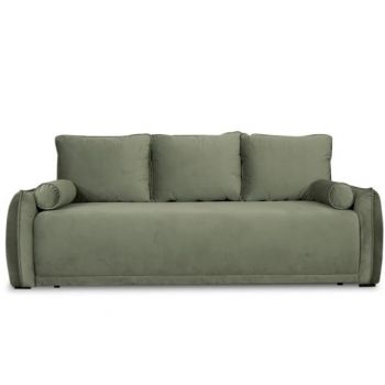 Canapea Extensibila Vida, 3 Locuri, Lada Depozitare, Verde, 225 Cm Canapea Extensibila Vida, 3 Locuri, Lada Depozitare, Verde, 225 Cm