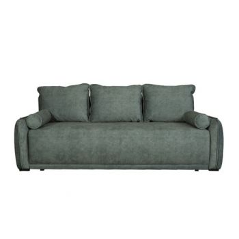 Canapea Extensibila Vida, 3 Locuri, Lada Depozitare, Verde Deschis, 225 Cm Canapea Extensibila Vida, 3 Locuri, Lada Depozitare, Verde Deschis, 225 Cm