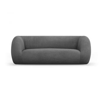 Canapea gri cu tapițerie din stofă bouclé 210 cm Essen – Cosmopolitan Design