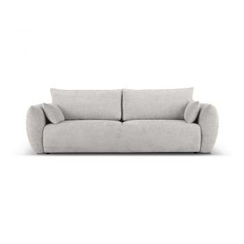Canapea gri deschis 240 cm Matera – Cosmopolitan Design