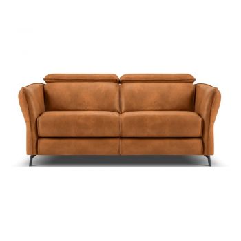 Canapea maro deschis cu tapițerie din piele 103 cm Hubble – Windsor & Co Sofas Canapea maro deschis cu tapițerie din piele 103 cm Hubble – Windsor & Co Sofas