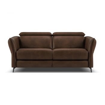 Canapea maro închis cu tapițerie din piele 103 cm Hubble – Windsor & Co Sofas Canapea maro închis cu tapițerie din piele 103 cm Hubble – Windsor & Co Sofas
