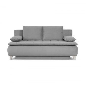 Canapea PALERMO extensibila, 3 locuri, cu arcuri si lada depozitare, gri, 209x96x83 cm Canapea PALERMO extensibila, 3 locuri, cu arcuri si lada depozitare, gri, 209x96x83 cm