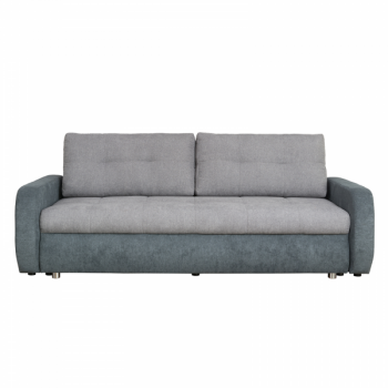 Canapea SIGMA extensibila, 3 locuri, cu arcuri si lada depozitare, gri inchis + gri deschis, 222x105x91 cm Canapea SIGMA extensibila, 3 locuri, cu arcuri si lada depozitare, gri inchis + gri deschis, 222x105x91 cm