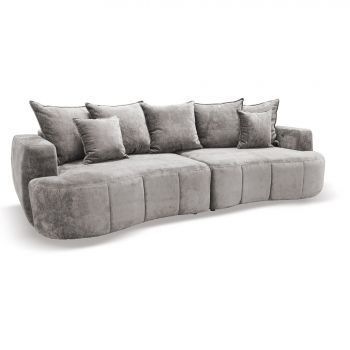 Canapea extensibila Strada 292x125x93, Stofa - APHRODITE 20, Gri