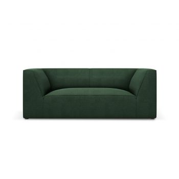 Canapea 2 locuri, Ruby, Micadoni Home, BL, 174x93x69 cm, poliester, verde ieftina