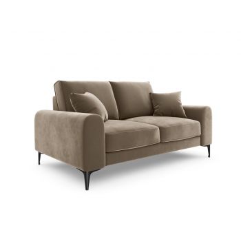 Canapea, Madara, Mazzini Sofas, 2 locuri, 172x102x90 cm, catifea, bej ieftina