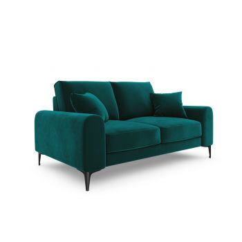 Canapea, Madara, Mazzini Sofas, 2 locuri, 172x102x90 cm, catifea, turcoaz