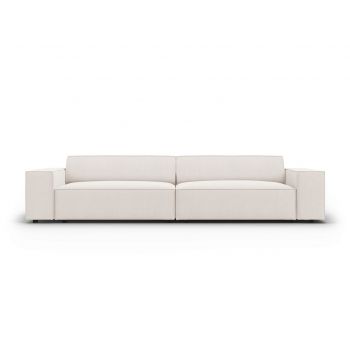 Canapea 3 locuri, Jodie, Micadoni Home, BL, 204x102x70 cm, poliester, bej deschis la reducere