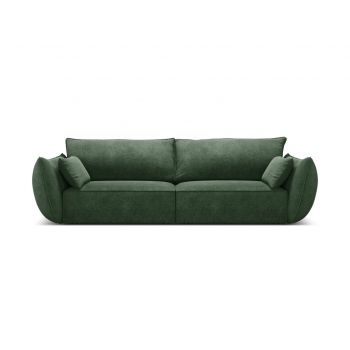 Canapea 3 locuri, Kaelle, Micadoni Home, BL, 208x100x85 cm, poliester chenille, verde bottle ieftina