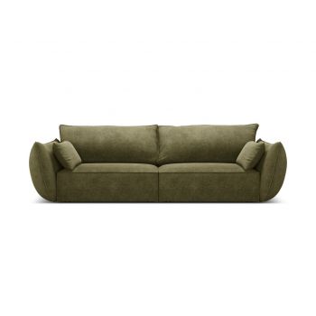 Canapea 3 locuri, Kaelle, Micadoni Home, BL, 208x100x85 cm, poliester chenille, verde ieftina