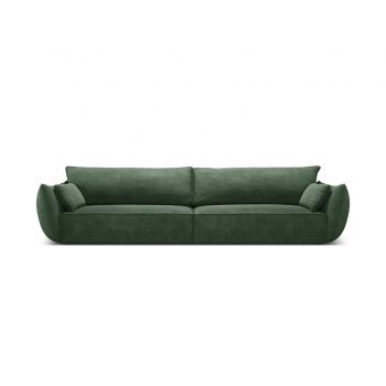 Canapea 4 locuri, Kaelle, Micadoni Home, BL, 248x110x85 cm, poliester chenille, verde bottle la reducere