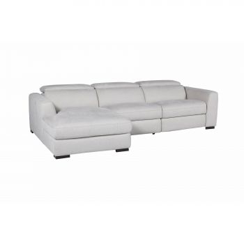 Coltar cu Recliner Nitra, 292x170x101.6 cm, Stofa Bej - Stanga