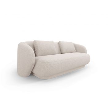 Canapea 2 locuri, Camden, Cosmopolitan Design, 169x102x72 cm, tesatura chenille, bej