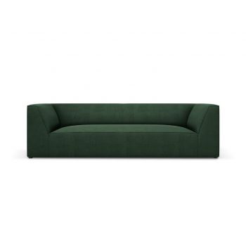 Canapea 3 locuri, Ruby, Micadoni Home, BL, 232x93x69 cm, poliester, verde la reducere