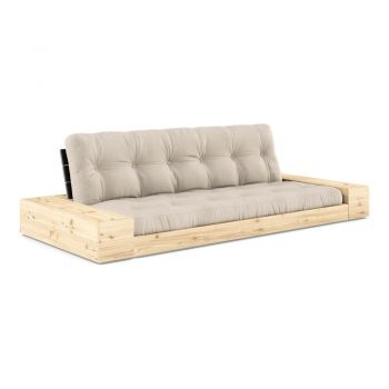 Canapea bej extensibilă 244 cm Base – Karup Design