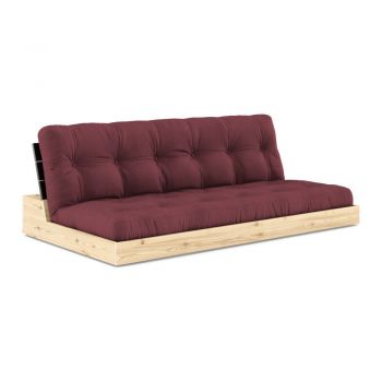 Canapea burgundy extensibilă 196 cm Base – Karup Design la reducere