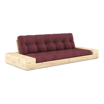 Canapea burgundy extensibilă 244 cm Base – Karup Design