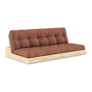 Canapea cărămizie extensibilă 196 cm Base – Karup Design la reducere