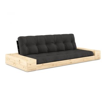 Canapea gri închis extensibilă 244 cm Base – Karup Design