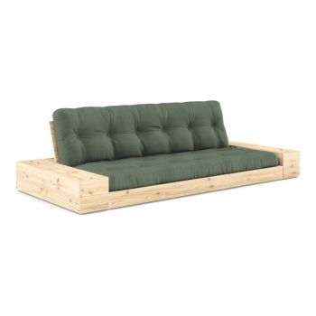 Canapea verde extensibilă 244 cm Base – Karup Design