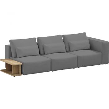 Canapea gri 290 cm Riposo Ottimo – Sit Sit la reducere